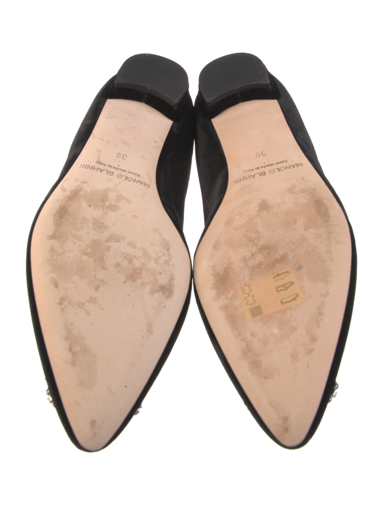 Manolo Blahnik Suede Flats